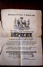 Affiche guerre 1870 d'occasion  Morestel