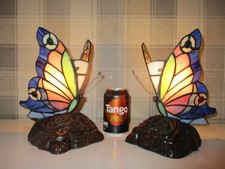 Pair tiffany butterfly for sale Pair tiffany butterfly for sale  GLASGOW