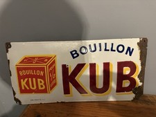 Plaque émaillée kub d'occasion  Montmorot