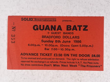 Guana batz ticket for sale  PRESTON