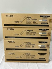 4 x Novo Toner Genuíno Xerox Phaser 7760 Amarelo Ciano Magenta Preto comprar usado  Enviando para Brazil
