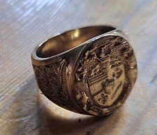 Siegelring herrenring unbekann gebraucht kaufen  Schönau