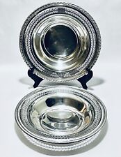 Deslumbrante prato de prata vintage 2 WM Rogers tigela reticulada borda perfurada. comprar usado  Enviando para Brazil