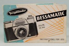 Voigtlander bessamatic origina for sale  WELLINGTON