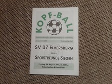 Programm elversberg sportfreun gebraucht kaufen  Hamburg