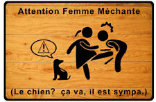Sticker humour attention d'occasion  Saint-Laurent-du-Var