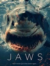 Movie poster jaws for sale  LIVERSEDGE