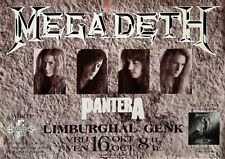 Poster megadeth panthera d'occasion  France