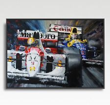 Senna mansell print for sale  GILLINGHAM