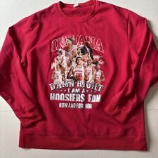 Indiana hoodies red for sale  New Palestine