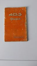 Entretien automobile 403 d'occasion  Bourg-en-Bresse