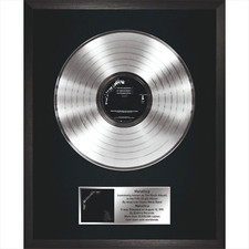 Metallica - The Black Album / LP Platina 12"/ Lembrança em moldura preta / Rock comprar usado  Enviando para Brazil