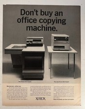 Copiadoras Xerox 914 e 813 ~ Anúncio vintage década de 1960 ~ Máquinas de escritório retrô 10x13 comprar usado  Enviando para Brazil