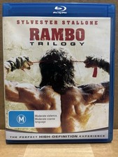 Rambo Trilogy (Blu-ray, 1982) Sylvester Stallone Regions A & B - Postagem rastreada comprar usado  Enviando para Brazil