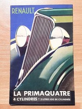 Renault primaquatre prospectus d'occasion  Saint-Genest-Malifaux