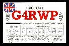 Qsl card radio for sale  EASTBOURNE