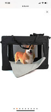 Fabric dog crate for sale  WAKEFIELD