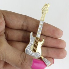 Pingente redondo em forma de guitarra 2,65 CT criado em laboratório acabamento em ouro amarelo 14K comprar usado Pingente redondo em forma de guitarra 2,65 CT criado em laboratório acabamento em ouro amarelo 14K comprar usado  Enviando para Brazil