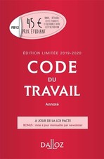 Code travail annote d'occasion  France
