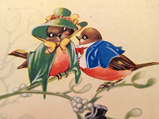 Vintage valentine birds for sale  ADDLESTONE