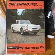 1600 workshop manual for sale  SHOREHAM-BY-SEA