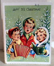 singing christmas card for sale singing christmas card for sale ADDLESTONE
