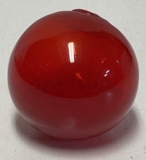 Bola flutuante de vidro soprado MCM vintage Blenko esfera orbe rubi vermelho tangerina, usado comprar usado  Enviando para Brazil