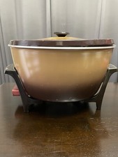 Antiga Fritadeira Elétrica Oster Super Pot Fogão Lento Marrom 679-06B 8 QT - TESTADA, usado comprar usado  Enviando para Brazil