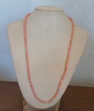 Collana corallo pelle usato  Roma