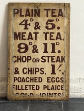 wooden advertising sign for sale wooden advertising sign for sale LONDON