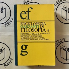 Enciclopedia garzanti filosofi usato  Montevarchi