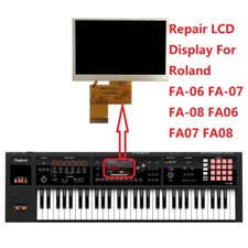 Tela LCD de 5 polegadas para Roland FA-06 FA-07 FA-08 FA06 FA07 FA08 tela matricial comprar usado  Enviando para Brazil