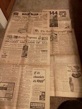 1970s ww2 newspaper for sale  MATLOCK