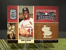 2005 - Donruss Greats - Bob Gibson Game Worn Jersey Patch #RB6 comprar usado  Enviando para Brazil
