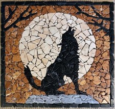 Lupo con luna usato  Chiampo