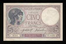 Billet francs violet d'occasion  France
