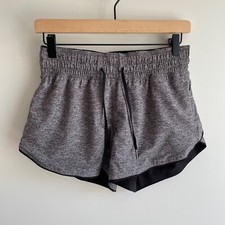 Shorts Lululemon Choose A Side 3"" reversível cinza urze preto tamanho 4 Athleisure comprar usado  Enviando para Brazil