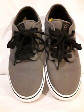 Usado, Tênis de skate Vans Ortholite Off The Wall 721356 lona cinza cano baixo M-9/W-10.5 comprar usado  Enviando para Brazil