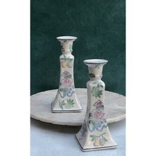 Vintage chinoiserie candlestic for sale  Export