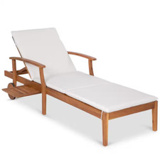 Wood outdoor chaise for sale  Denver