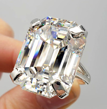 ENORME E RARO anel de noivado de diamante off white tratado com certificação 45 quilates prata 925 comprar usado ENORME E RARO anel de noivado de diamante off white tratado com certificação 45 quilates prata 925 comprar usado  Enviando para Brazil