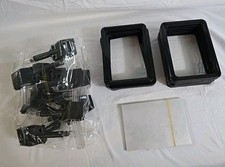 Suporte de placa de acrílico com braçadeira, clipes de exibição de cabeça dupla com protetor de cartão de PVC comprar usado  Enviando para Brazil