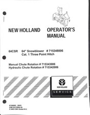 New holland 64csr for sale  USA