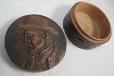 Vintage round wooden for sale  LONDON