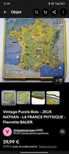 Ancien puzzle bois d'occasion  Lyon III