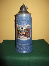Bierkrug zinndeckel steingut gebraucht kaufen  Kirchdorf a.Inn
