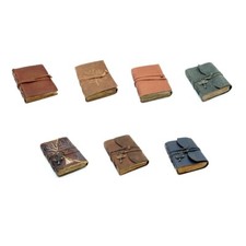 Cahier cuir vintage d'occasion  Expédié en France