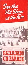 Railroads parade brochure for sale  Lakewood