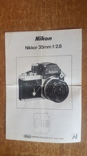 Nikon nikkor 35mm d'occasion  Cosne-Cours-sur-Loire
