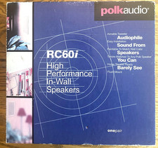 Polk audio rc60i for sale  Aberdeen